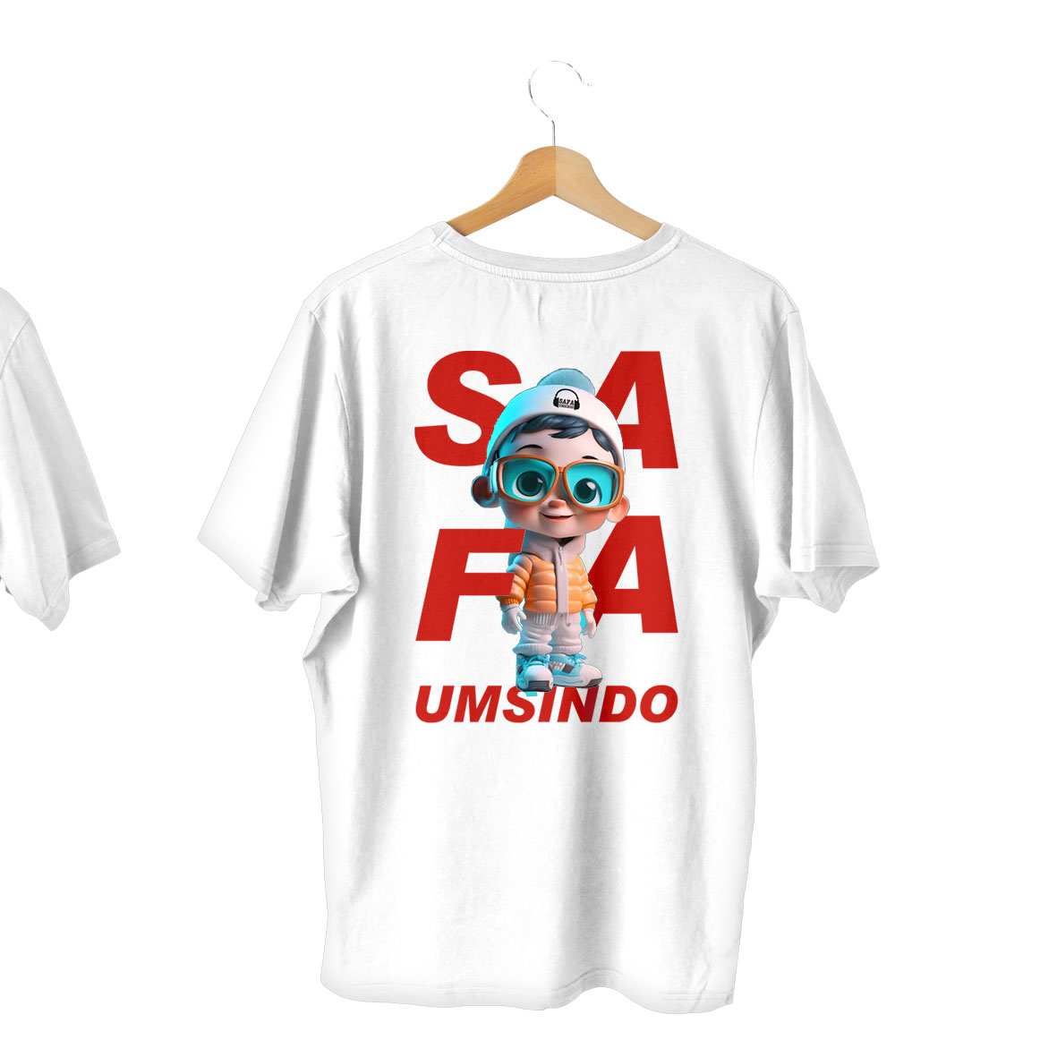 White Safa Umsindo T Shirt